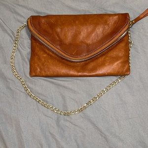 MAKE ME AN OFFER- HELLA CUTE CHAINED LEATHER JCREW BAG